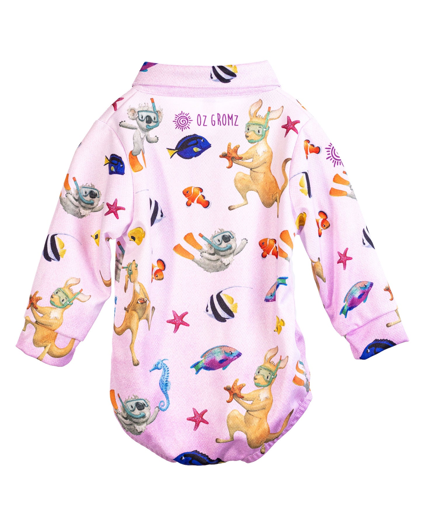 Dive Pink Romper