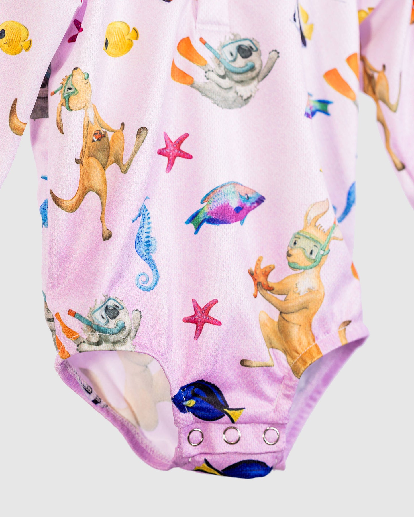 Dive Pink Romper