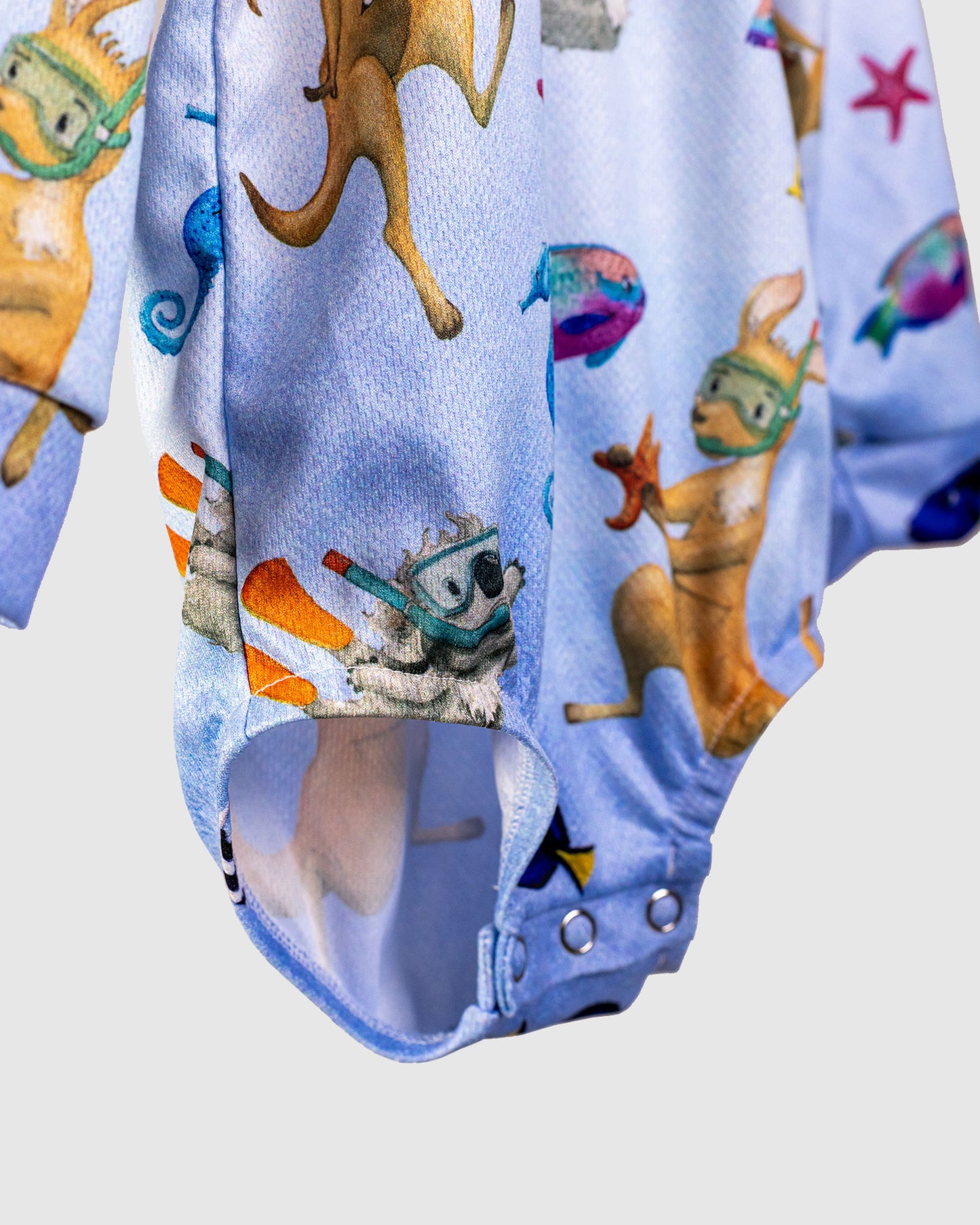 Dive Blue Romper