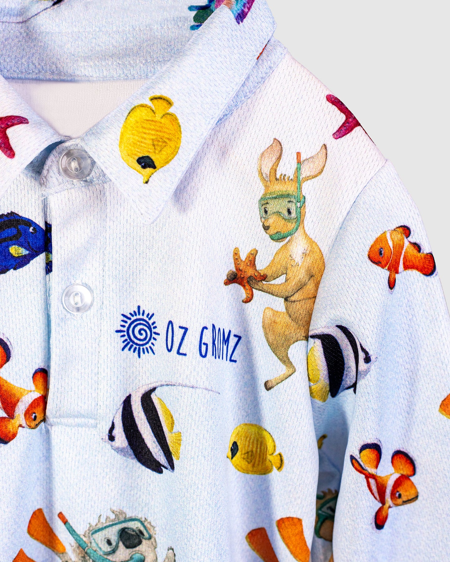 Dive Blue Romper